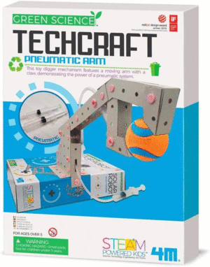 GREEN SCIENCE TECHCRAFT PNEUMATIC ROBOT ARM 4M