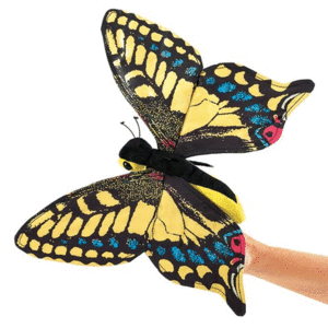 SWALLOWTAIL BUTTERFLY PUPPET