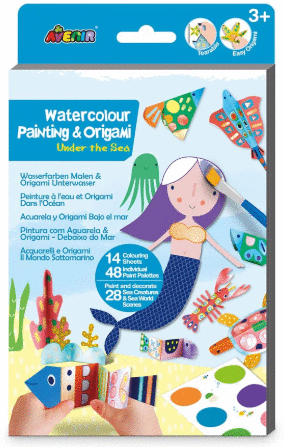 WATERCOLOUR PAINTING & ORIGAMI - UNDER THE SEA