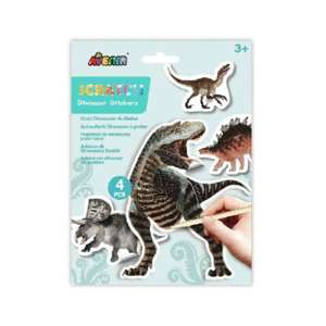 SCRATCH STICKERS - DINOSAUR