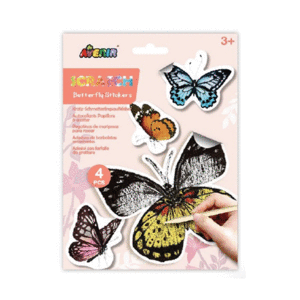 SCRATCH STICKERS - BUTTERFLY