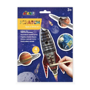 SCRATCH STICKERS - SPACE