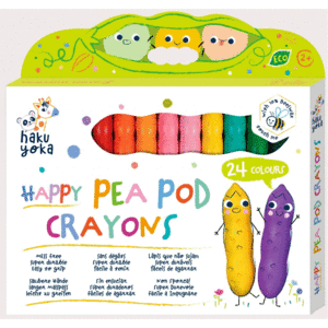 HAPPY PEA POD CRAYONS (PACK OF 24)