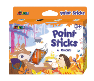 PAINT STICKS - 6 COLOURS