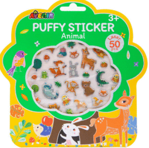 PUFFY 3D STICKERS ANIMAL