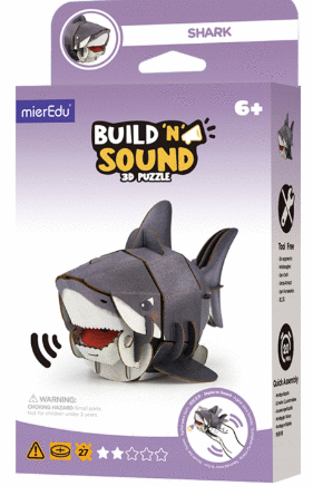 BUILD N SOUND 3D PUZZLE SHARK