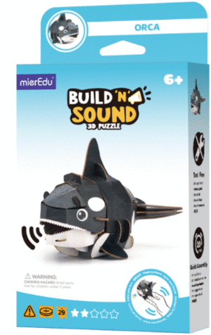 BUILD N SOUND 3D PUZZLE ORCA