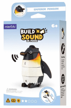 BUILD 'N' SOUND 3D PUZZLE  EMPEROR PENGUIN