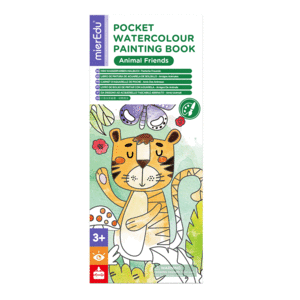 POCKET WATERCOLOUR PAINTING BOOK ANIMAL FRIENDS